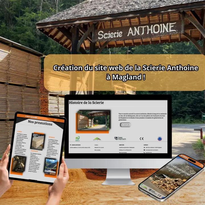 Réalisation DWIS : Scierie Anthoine – Site web · Scierie