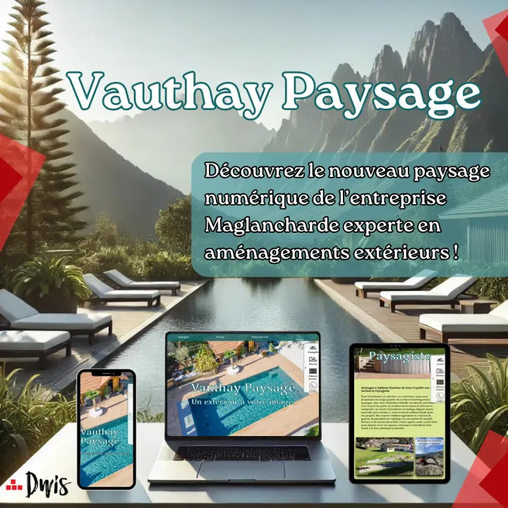 Réalisation DWIS : Vauthay Paysage – Site web · Paysagiste
